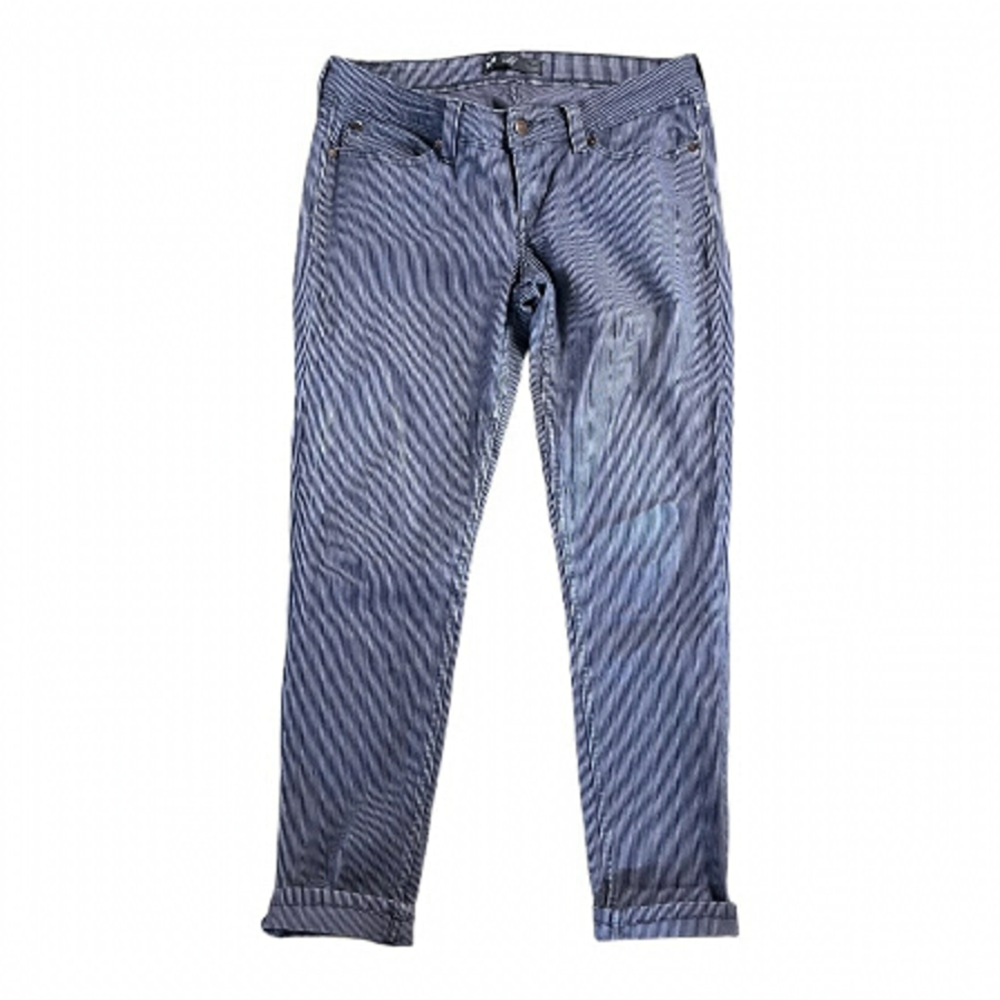 LEVI’S Demi Curve Silhouette Low Rise Skinny Pinstripe Jeans 30x32